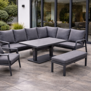 Vanta Corner Dining Set with Rising Table